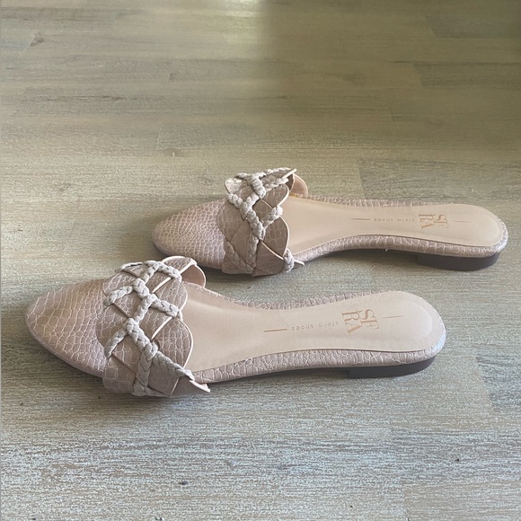 Nude/Blush Sfera Sandals, size 7 (38) - Picture 5 of 6